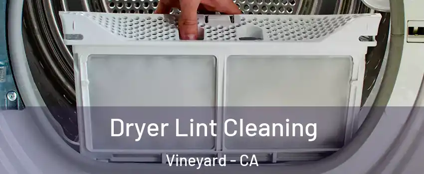  Dryer Lint Cleaning Vineyard - CA
