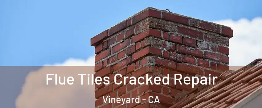  Flue Tiles Cracked Repair Vineyard - CA