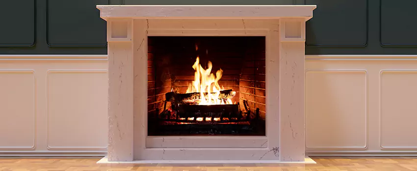 Decorative Electric Fireplace Installation in Vineyard, California