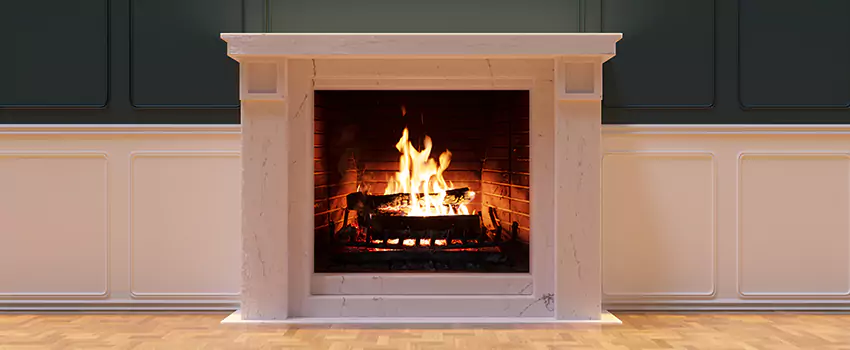 Open Flame Wood-Burning Fireplace Installation Services in Vineyard, California