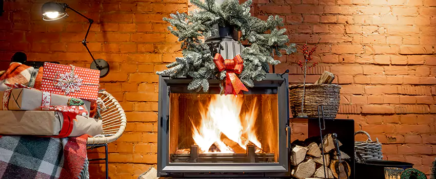 Travis Industries Linear Gas Fireplace Installation in Vineyard, California