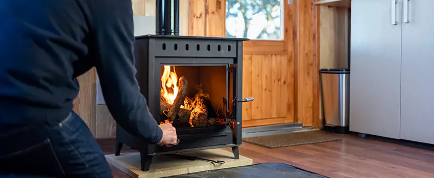 Open Hearth Wood Fireplace Installation in Vineyard, CA