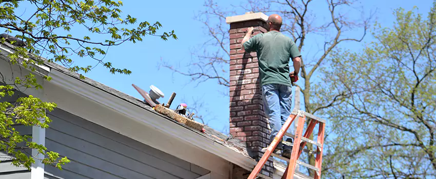 Vinyl and PVC Chimney Flashing Installation in Vineyard, CA