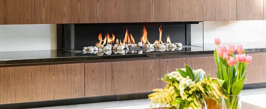 Double-height Fireplace Design Refurbishment in Vineyard, California