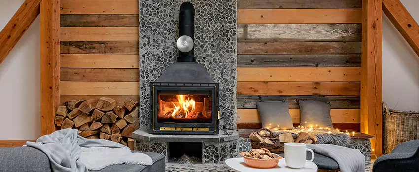 Thelin Hearth Products Direct Vent Gas Stove Fireplace Inspection in Vineyard, California