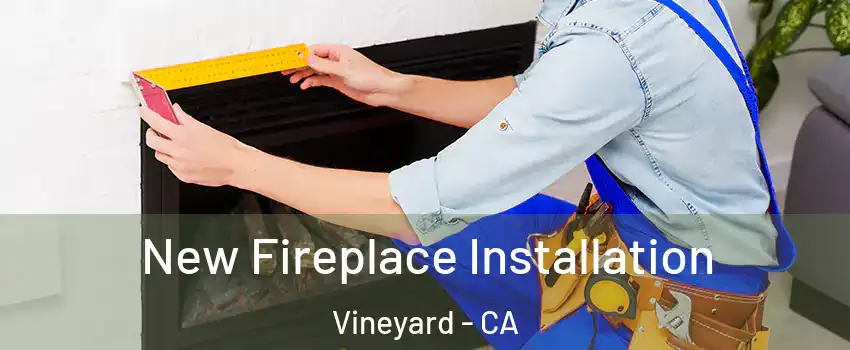  New Fireplace Installation Vineyard - CA