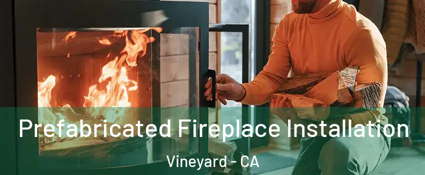  Prefabricated Fireplace Installation Vineyard - CA