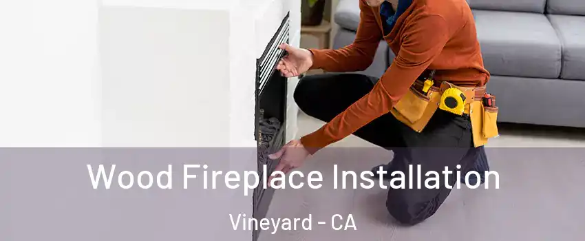  Wood Fireplace Installation Vineyard - CA