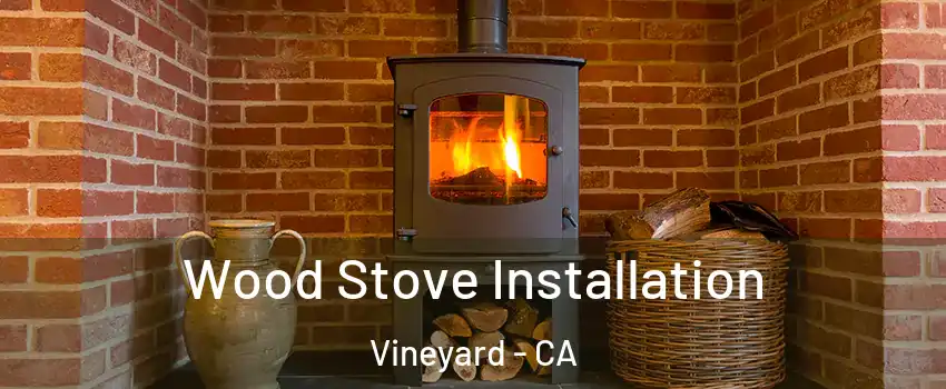  Wood Stove Installation Vineyard - CA